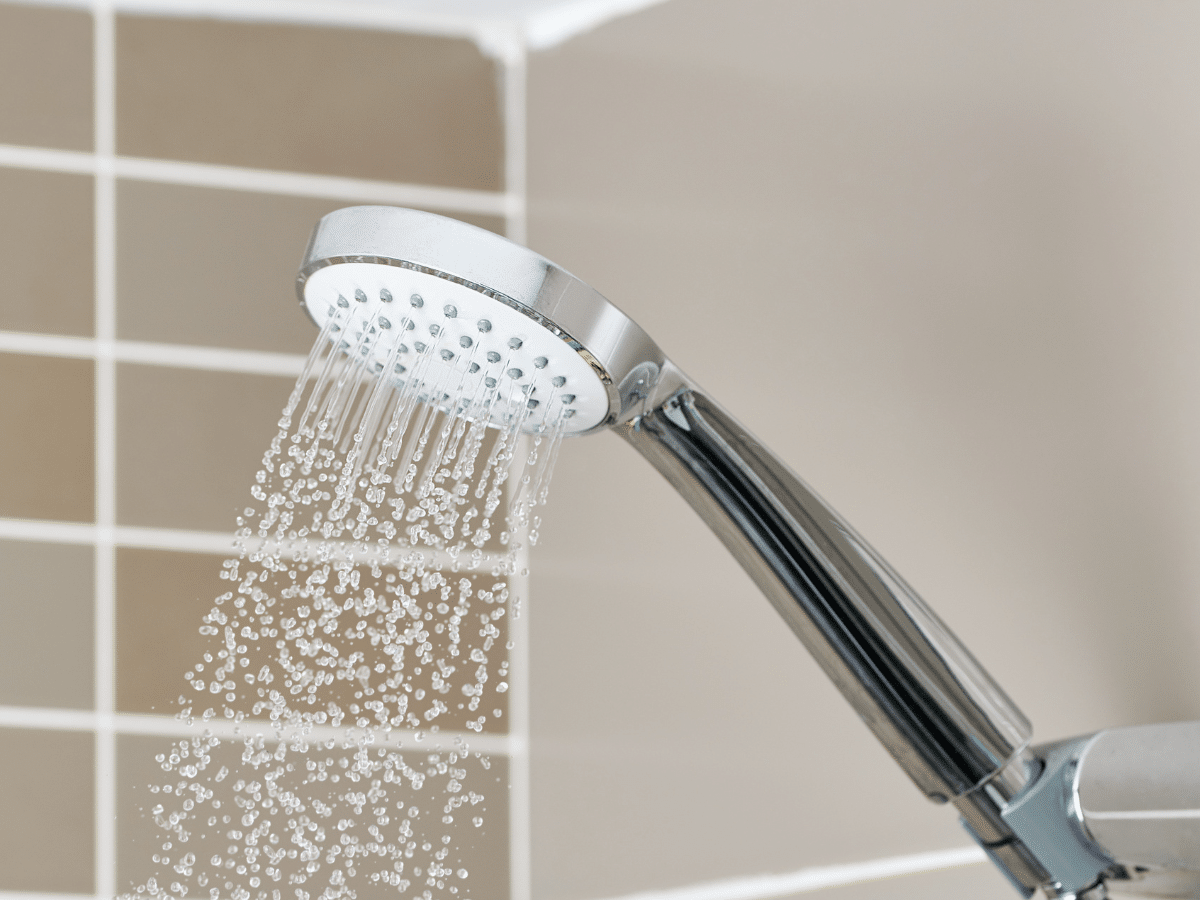 Clean shower water with no irritation from eczema